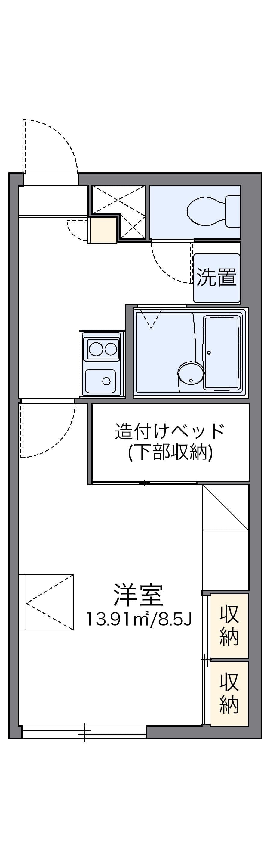 Preview floorplan of leopalace Maison de Fushiko II