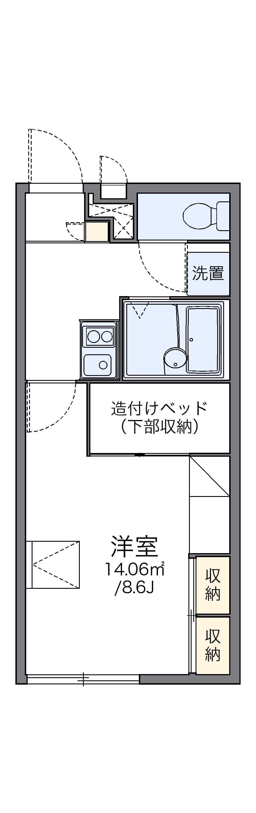 Preview floorplan of leopalace Torigo II