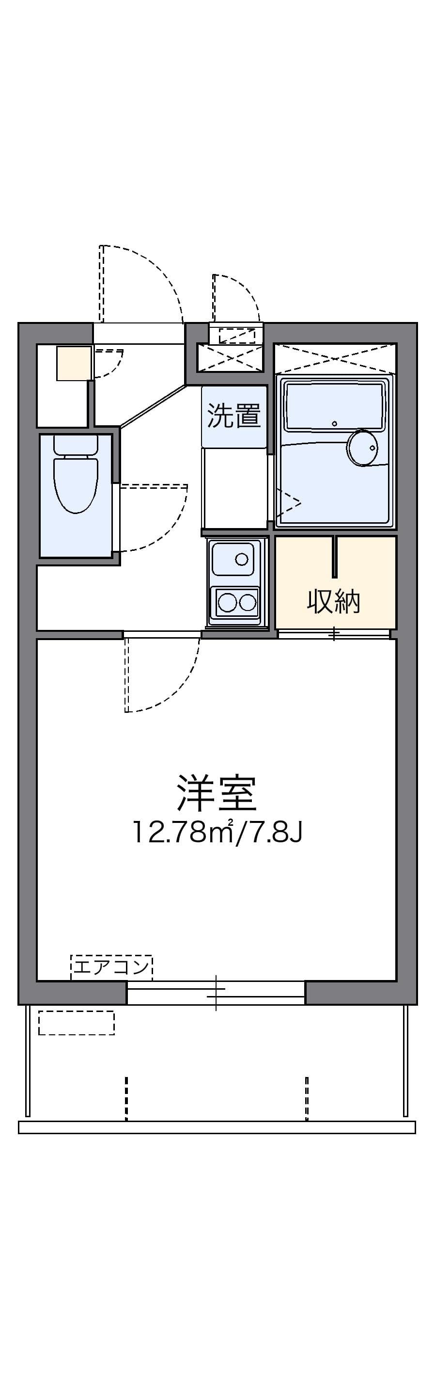 Preview floorplan of leopalace Shin