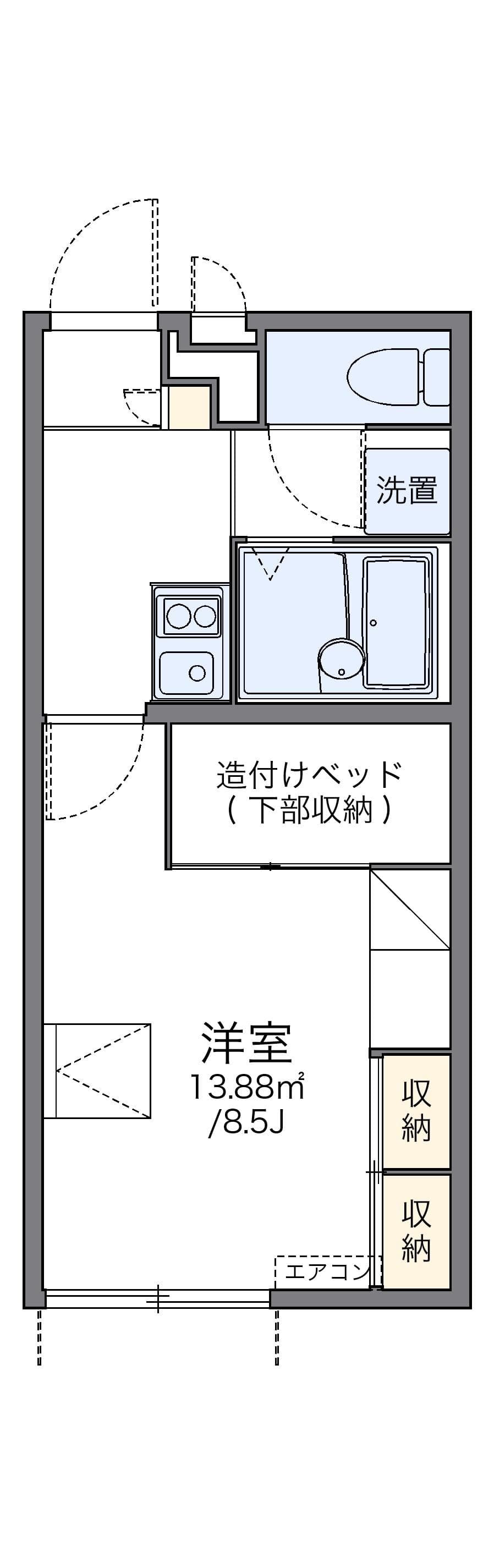 Preview floorplan of leopalace AKATSUKI
