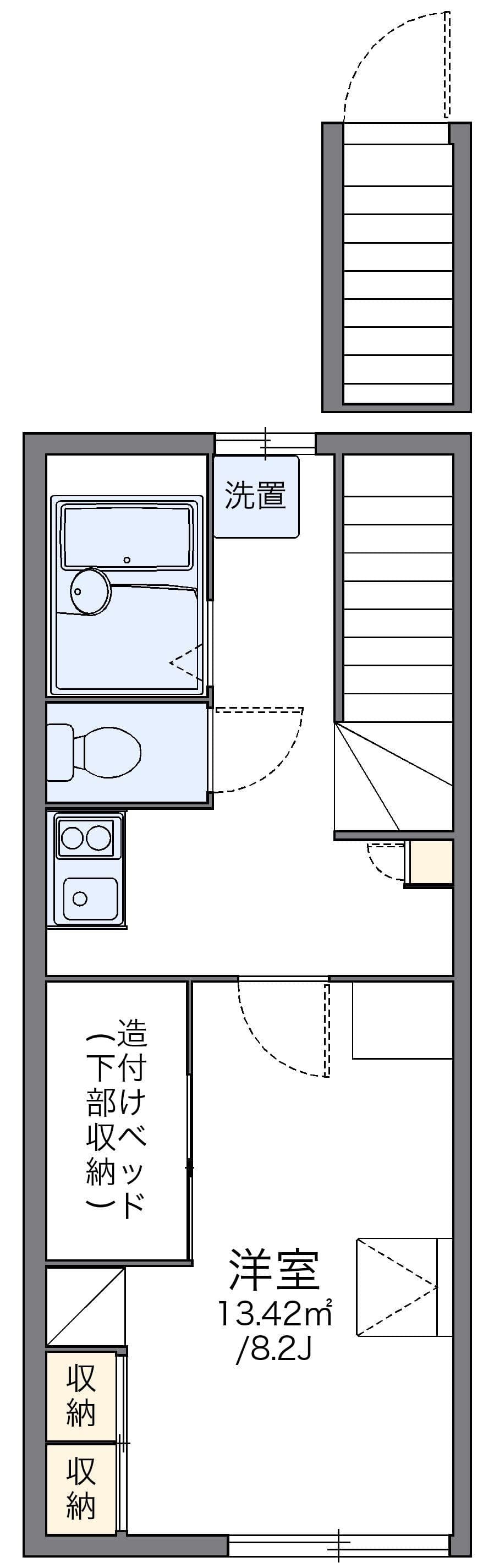 Preview floorplan of leopalace Olive no Ki