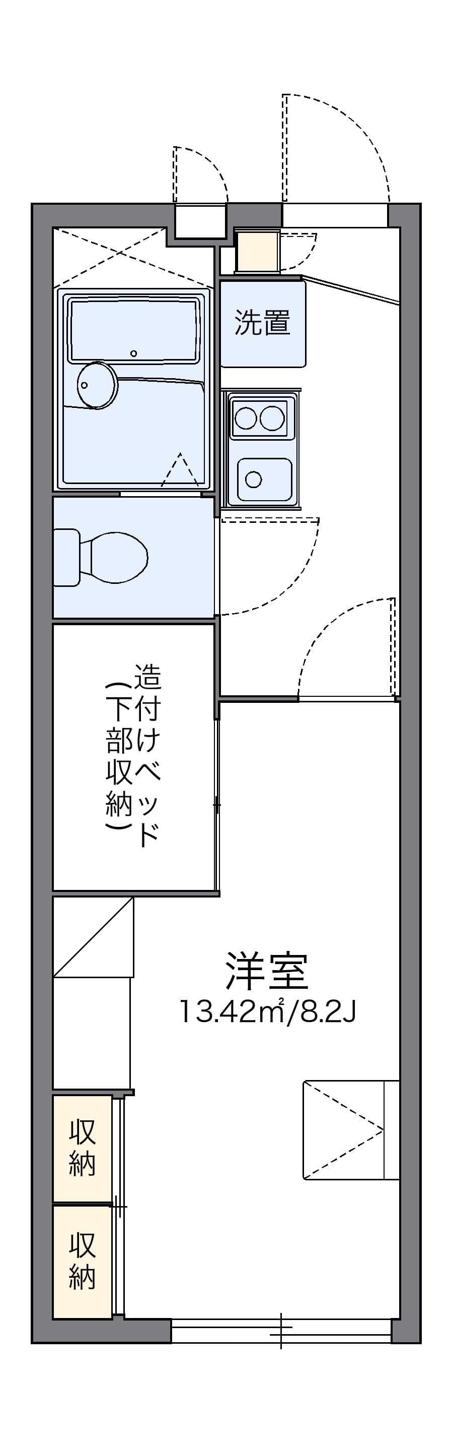 Preview floorplan of leopalace Kogo Naka