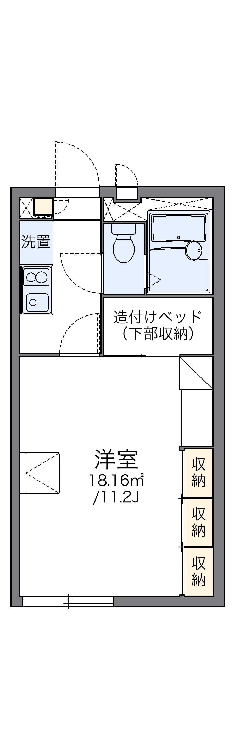 Preview floorplan of leopalace Mirai