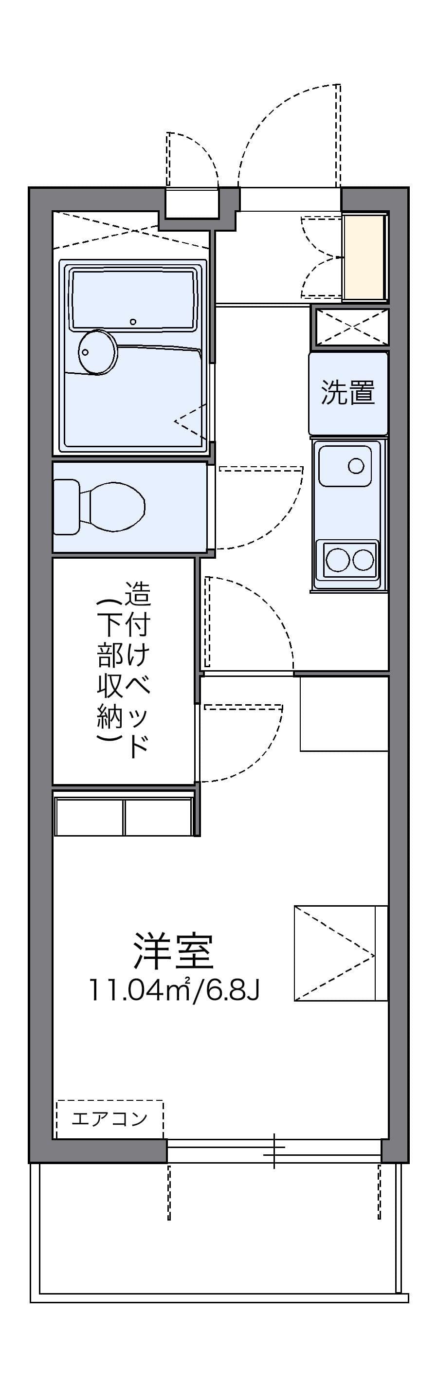 Preview floorplan of leopalace Dwell Sakuradai