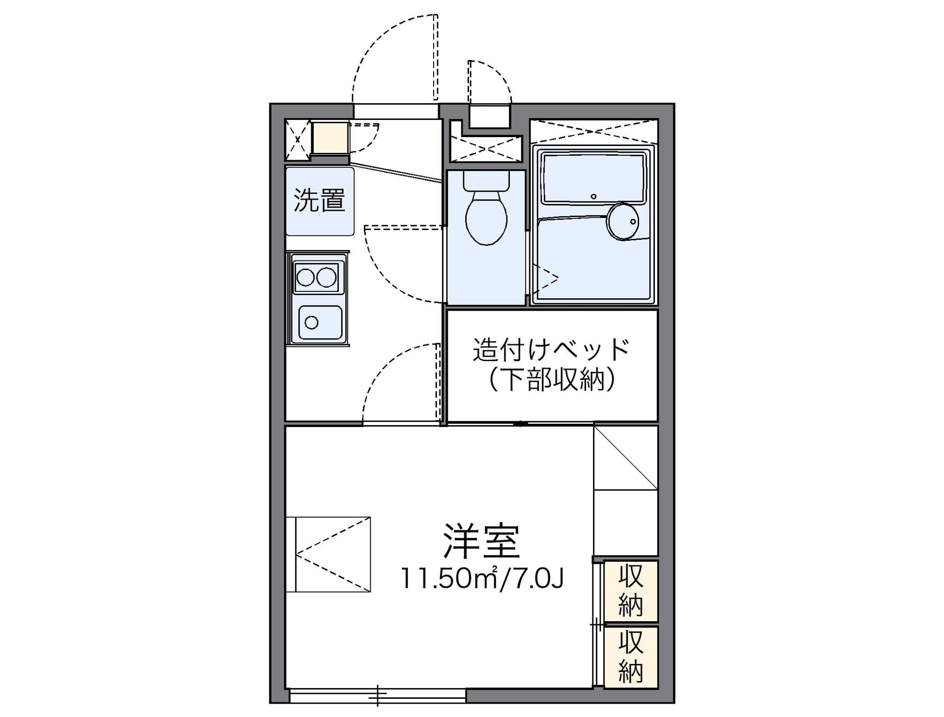 Preview floorplan of leopalace Hikari