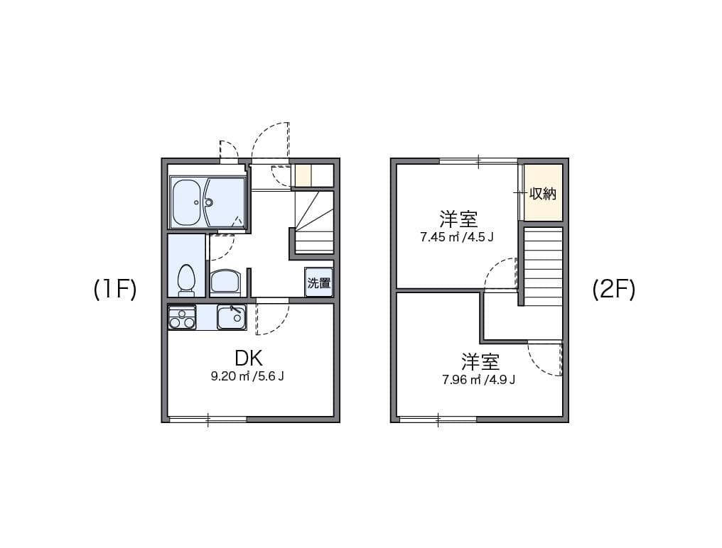 Preview floorplan of leopalace Hiraoka Hills