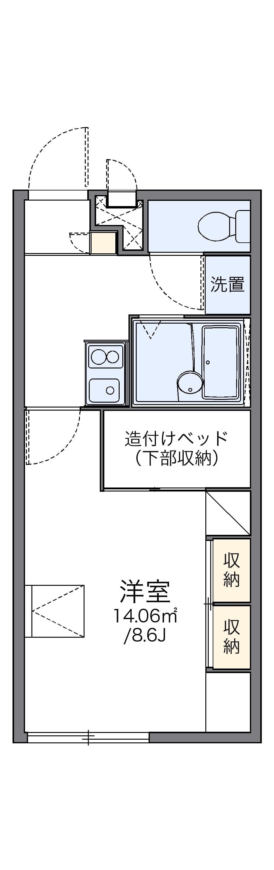 Preview floorplan of leopalace Cosmo B