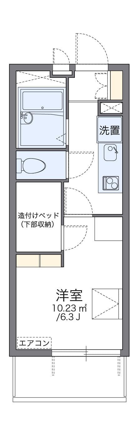 Preview floorplan of leopalace Hirakata