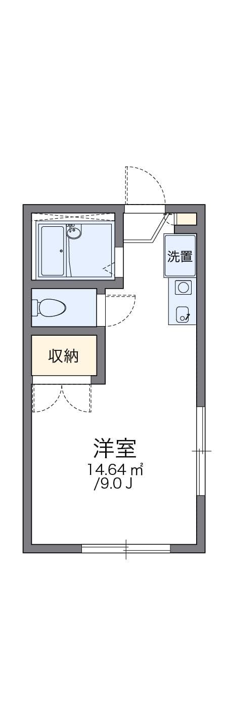 Preview floorplan of leopalace Nogata
