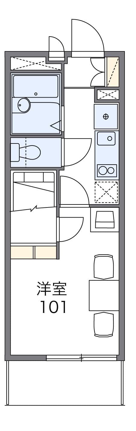 Preview floorplan of leopalace Emu Eichi Corpo II