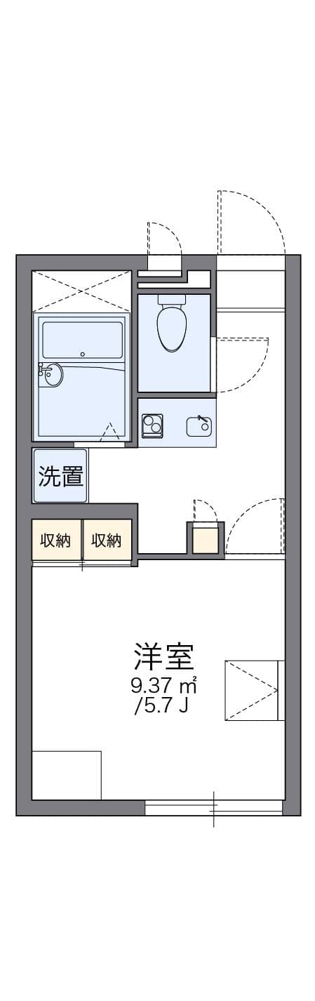 Preview floorplan of leopalace Sakumacho