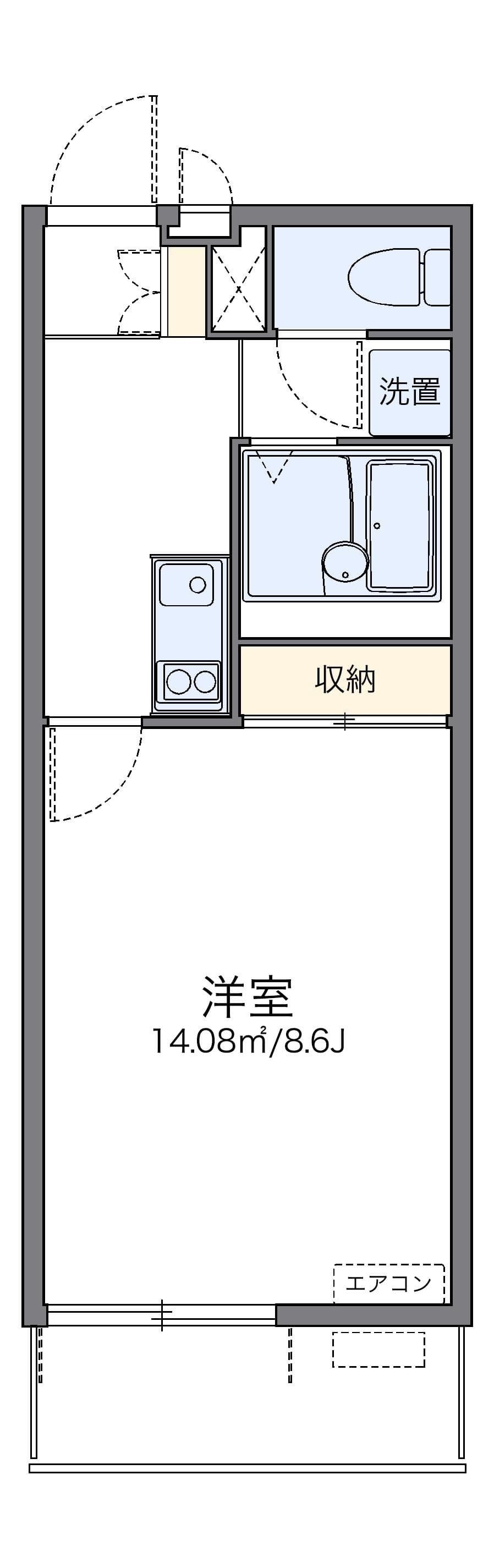 Preview floorplan of LEONEXT Sunheim Kawanaka