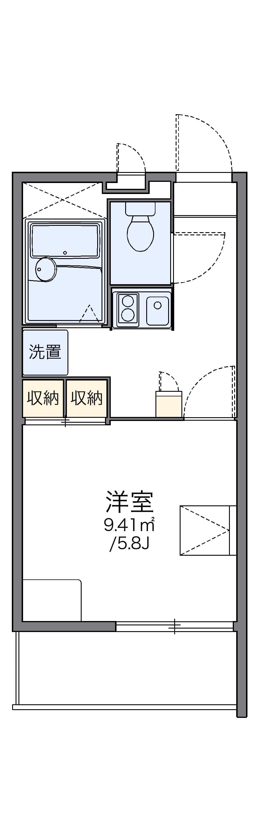Preview floorplan of leopalace Kameoka Ekimae