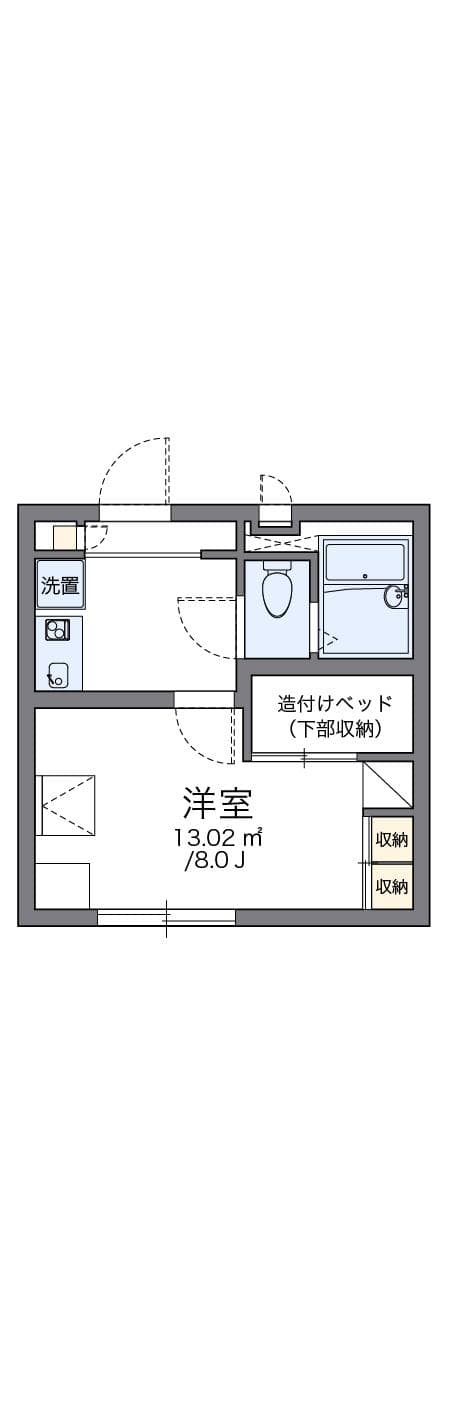 Preview floorplan of leopalace Route 4 Seiji