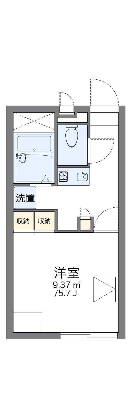 Preview floorplan of leopalace Rakusai