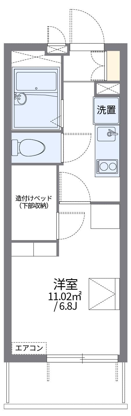 Preview floorplan of leopalace Movement Tsuruse