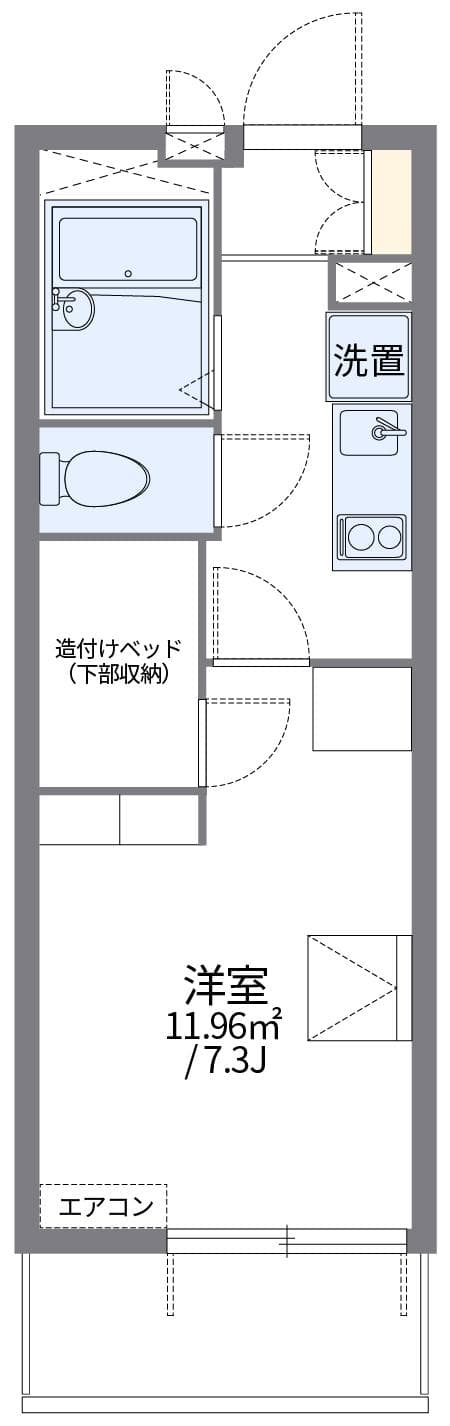 Preview floorplan of leopalace Osaka