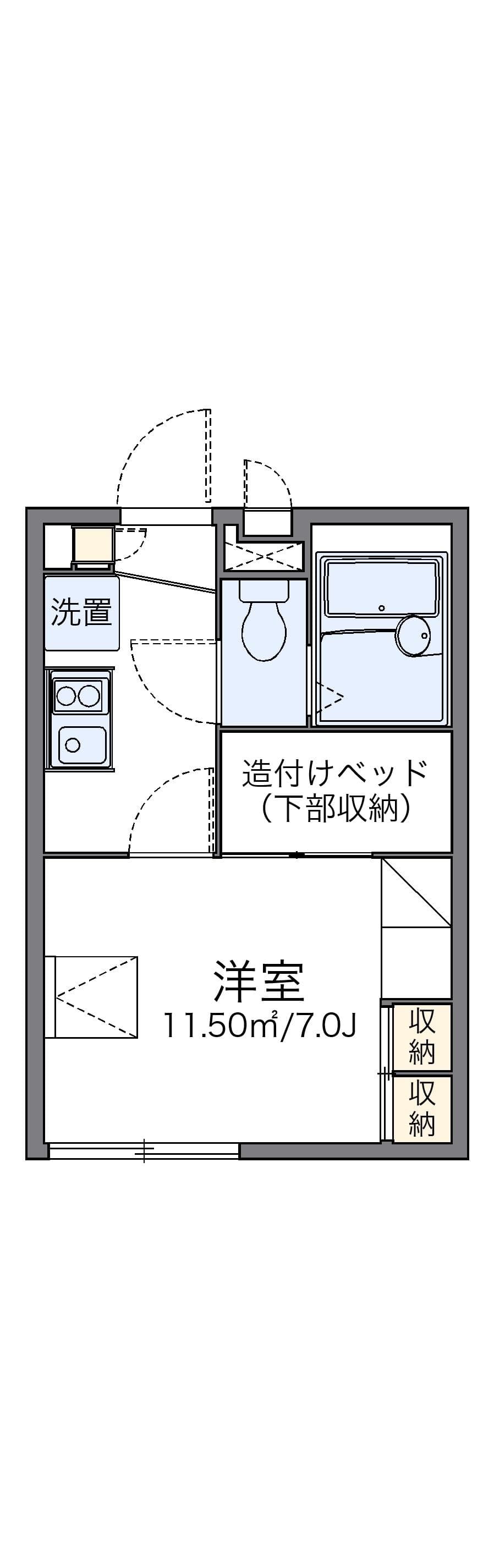 Preview floorplan of leopalace YUZURIHA