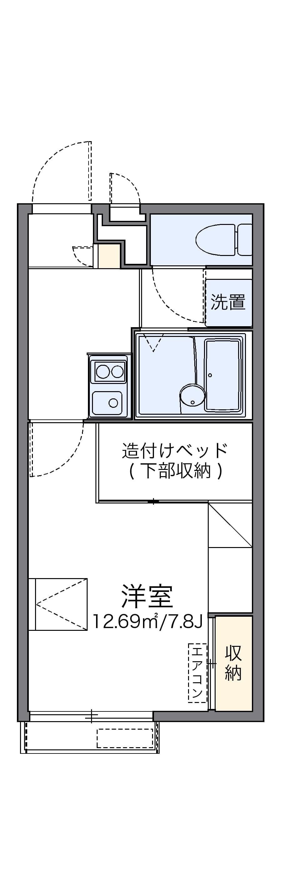 Preview floorplan of leopalace Chante Kita Maiko