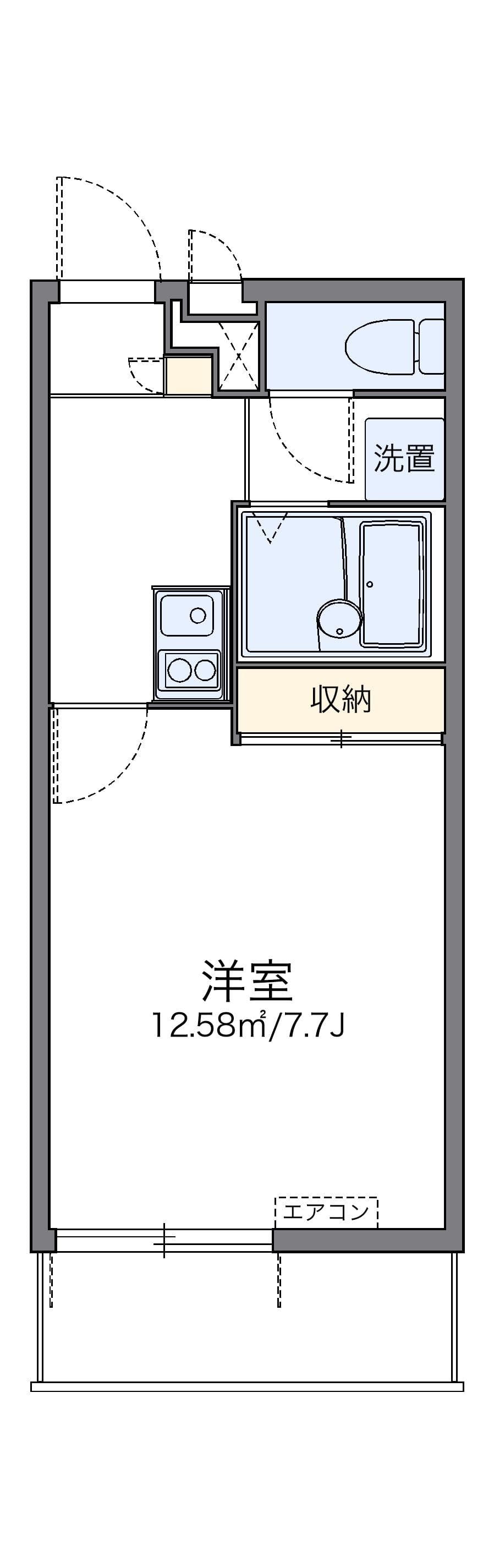 Preview floorplan of leopalace Oshio