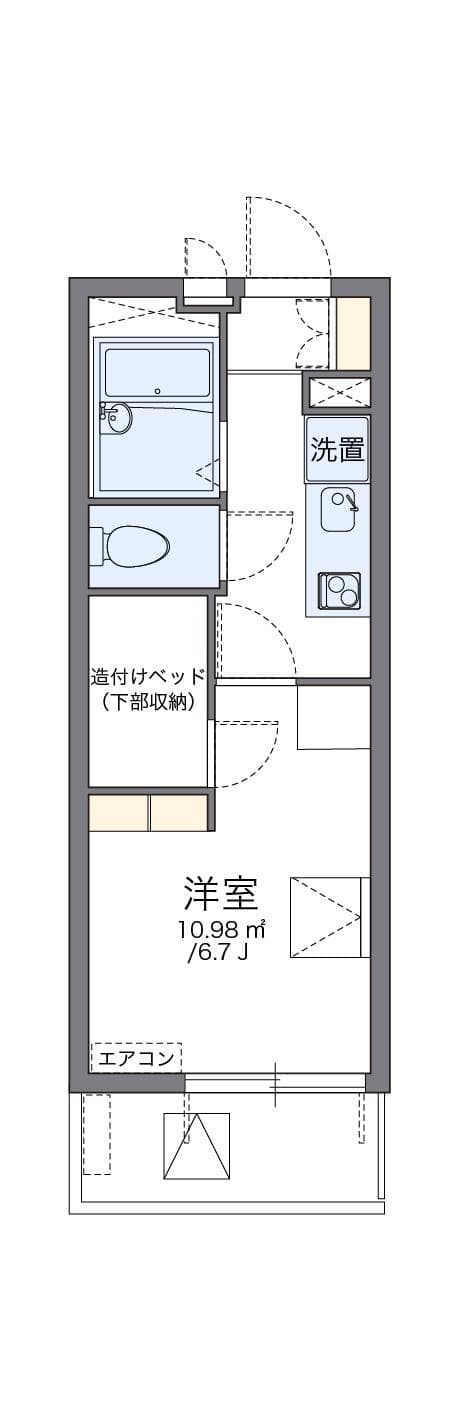 Preview floorplan of leopalace Togagawa