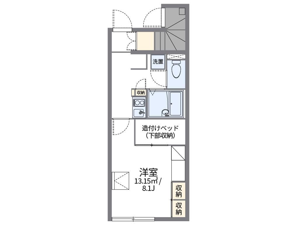 Preview floorplan of leopalace Aillis Gakkendai I