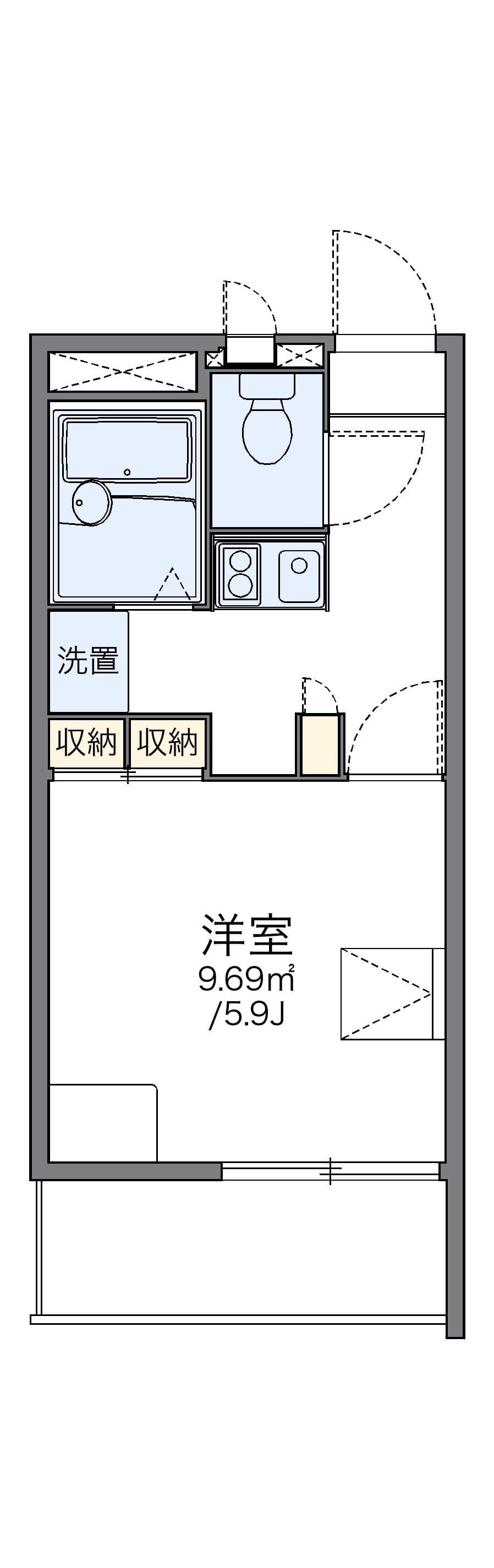 Preview floorplan of leopalace Eru 2001