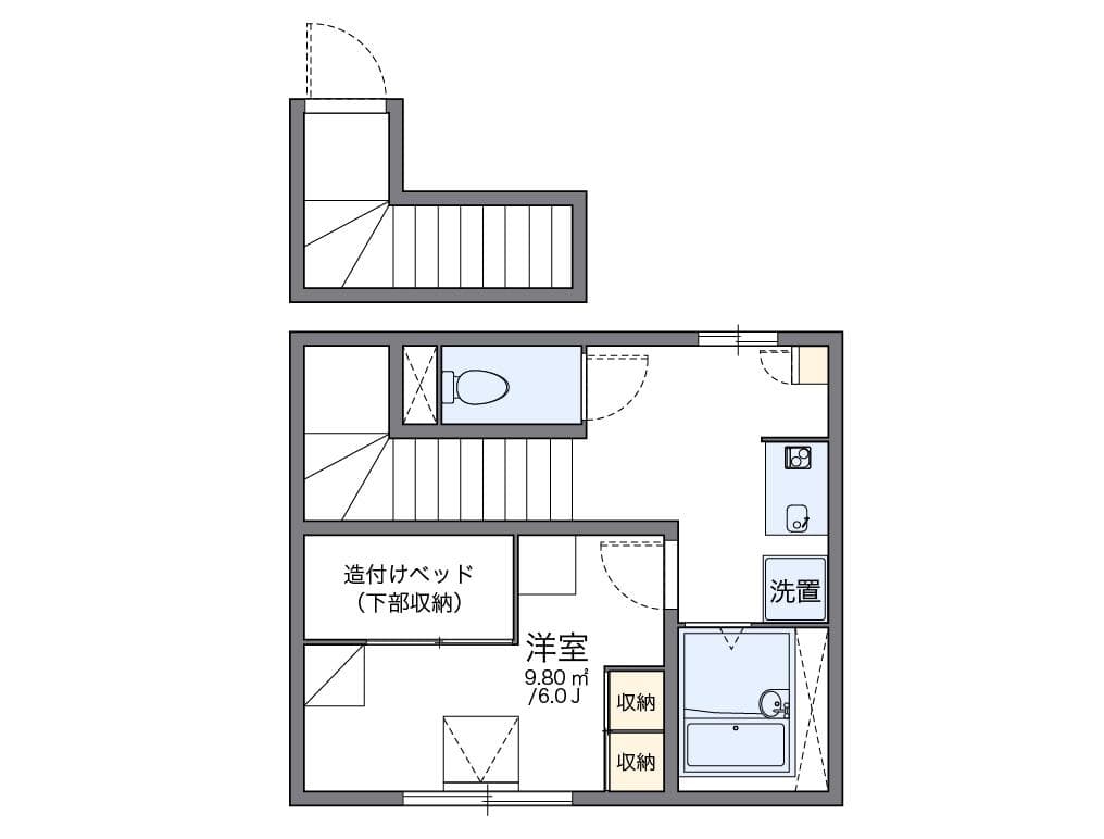 Preview floorplan of leopalace Calmly Hama