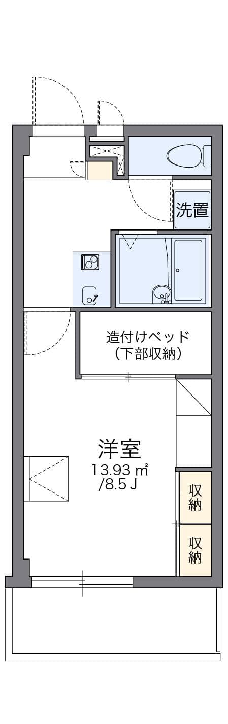 Preview floorplan of leopalace Naraya