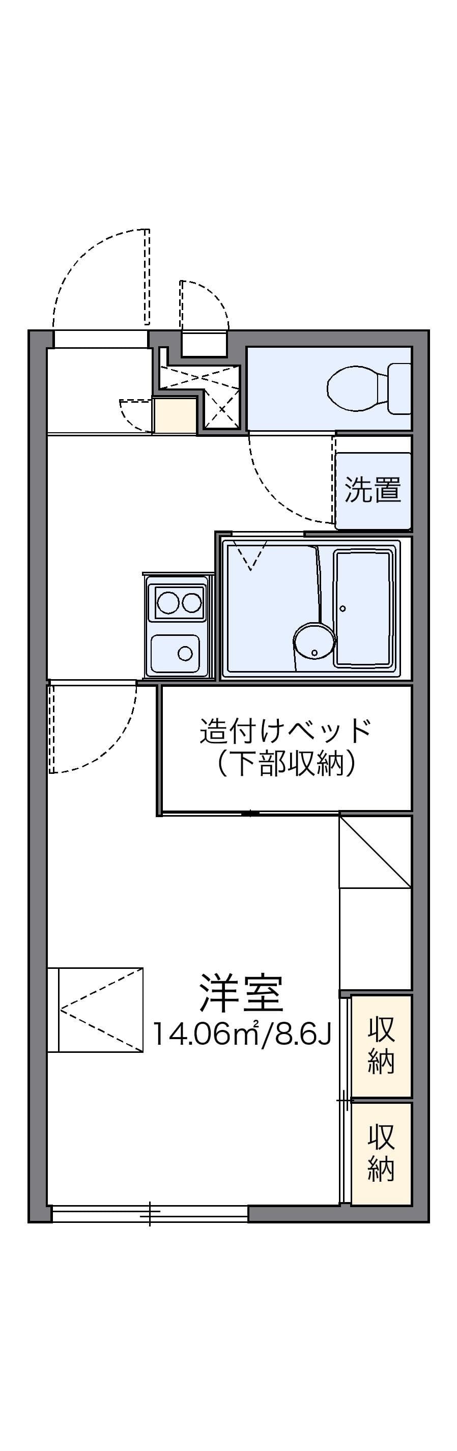 Preview floorplan of leopalace AKI