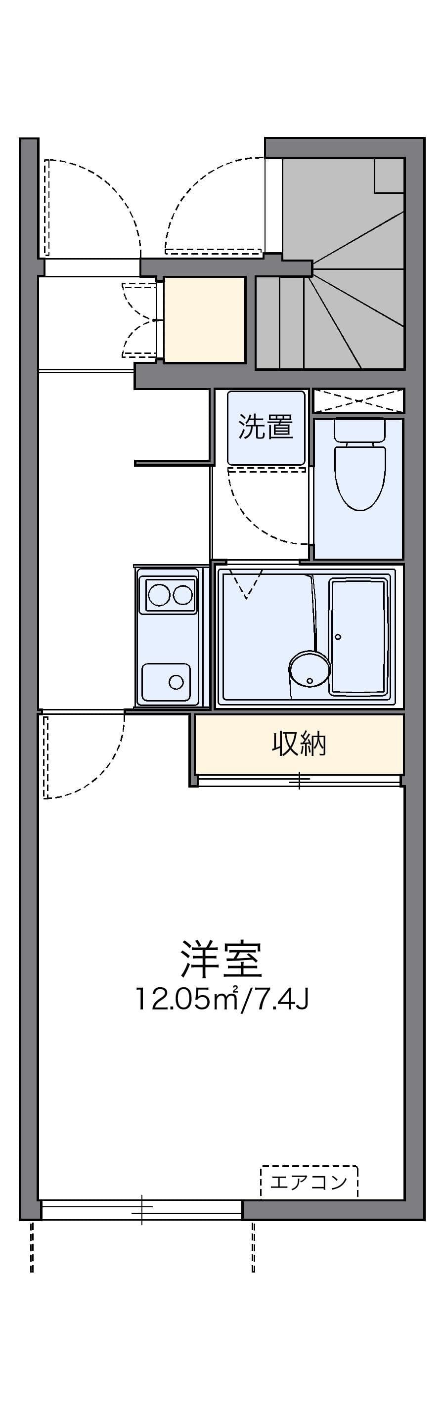 Preview floorplan of LEONEXT Trinity Minami Fukushima