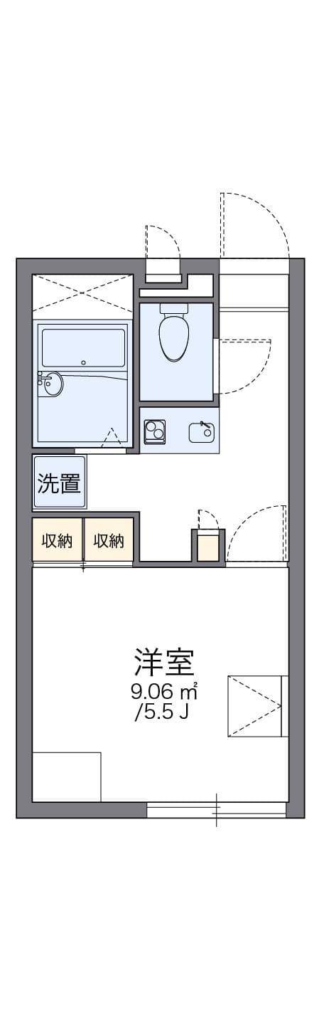 Preview floorplan of leopalace Parkside Tachibana
