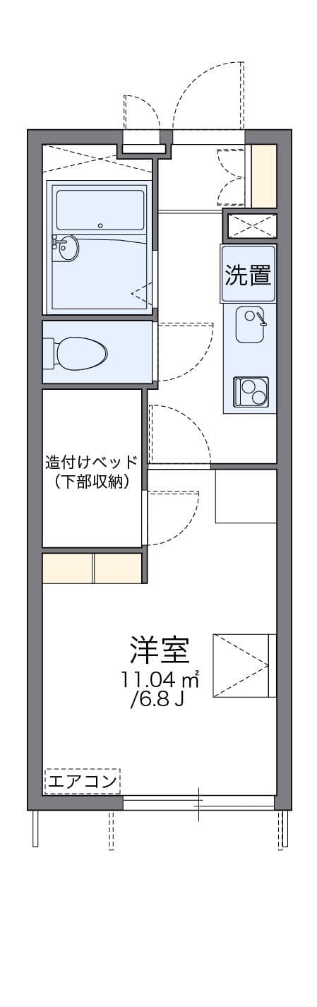 Preview floorplan of leopalace Asahi
