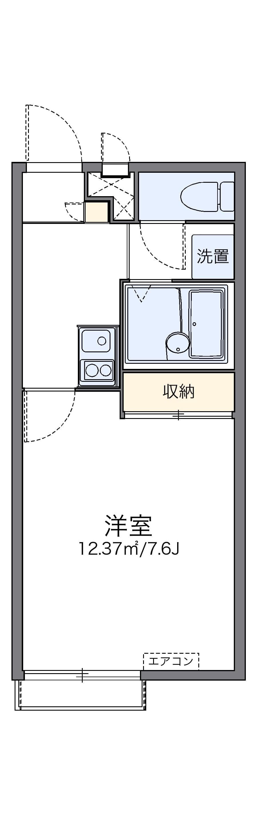 Preview floorplan of leopalace Suehiro Townie