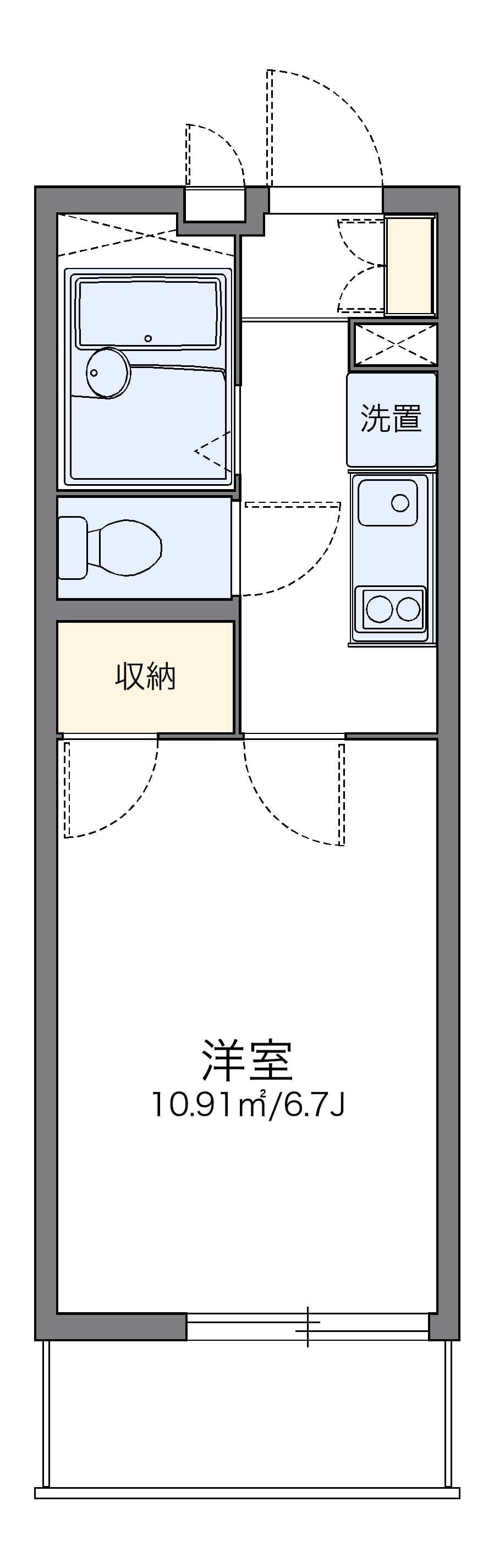 Preview floorplan of leopalace Mitsuida II
