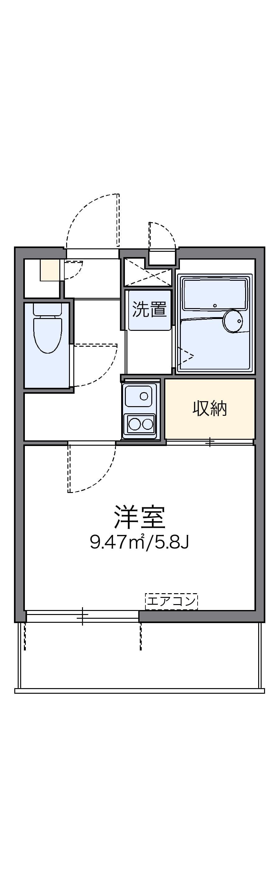 Preview floorplan of leopalace Bandaibashi