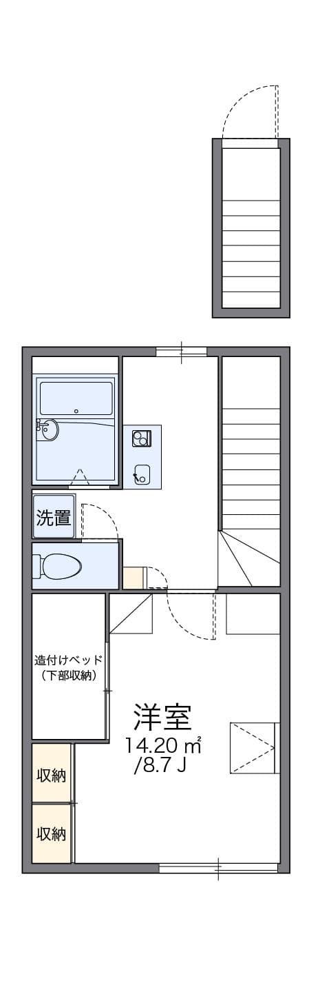 Preview floorplan of leopalace La・Casa