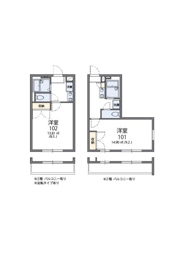 Preview floorplan of leopalace Belleville Shonan