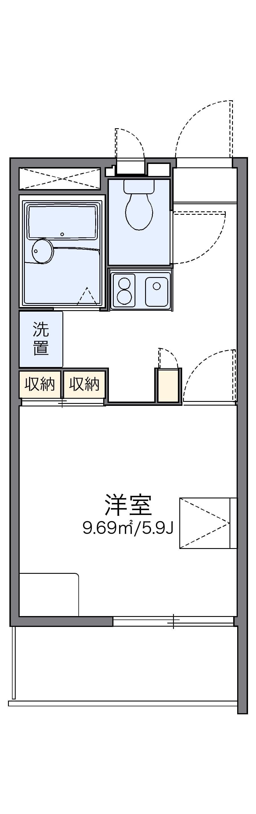 Preview floorplan of leopalace Fuji
