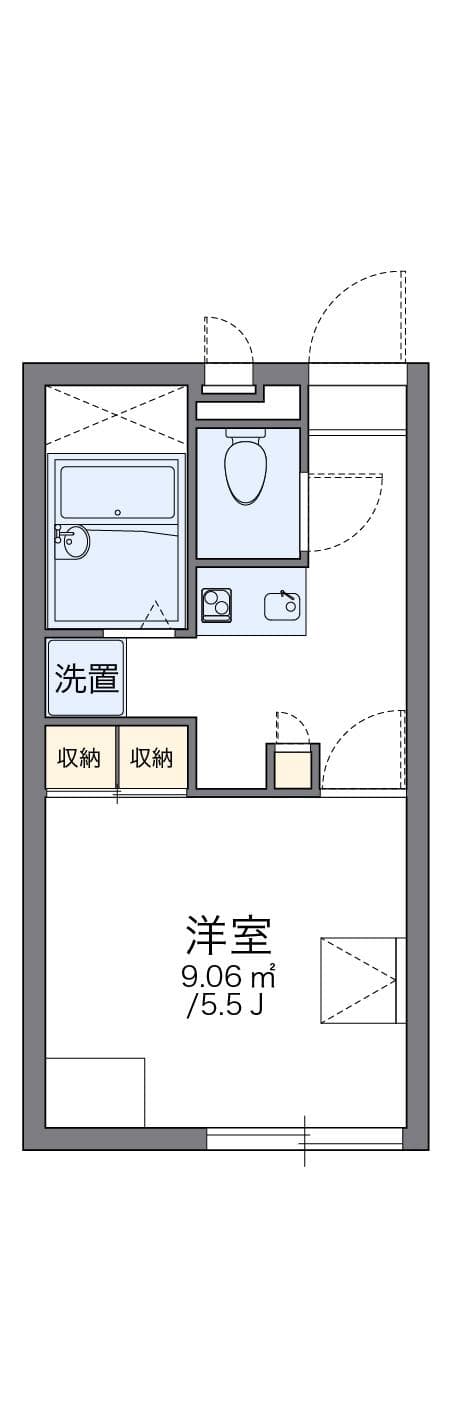 Preview floorplan of leopalace Plenty Hamadera