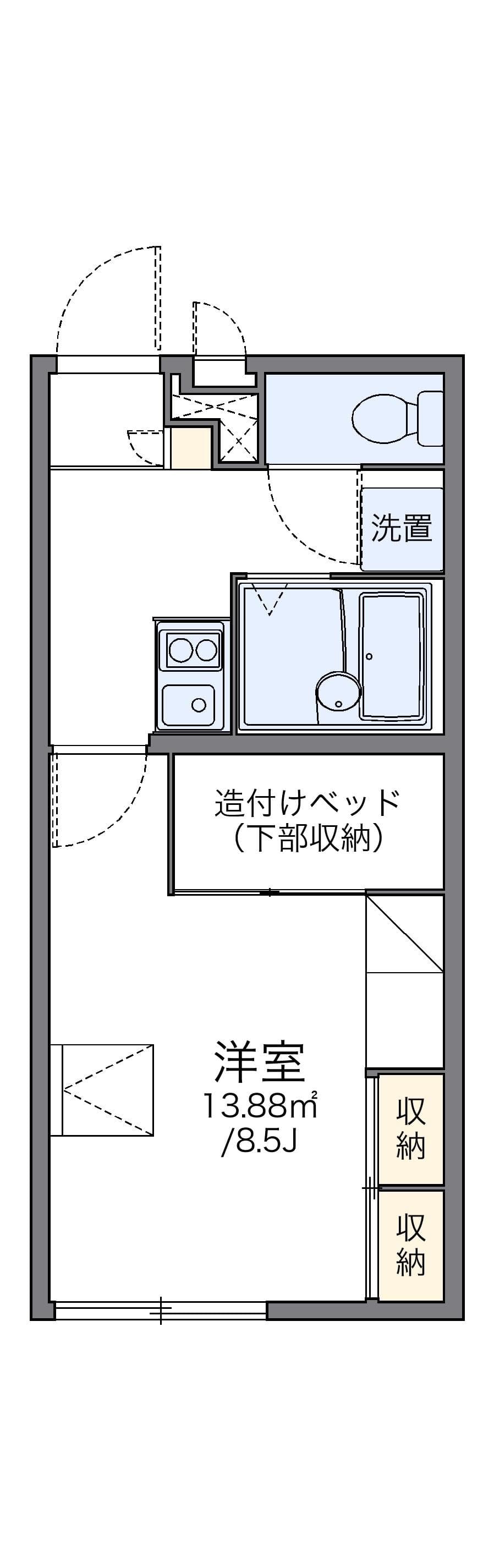 Preview floorplan of leopalace Kou