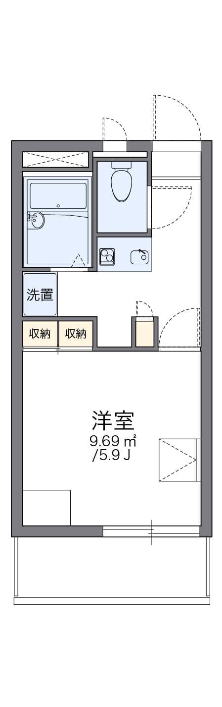 Preview floorplan of leopalace Toyosato