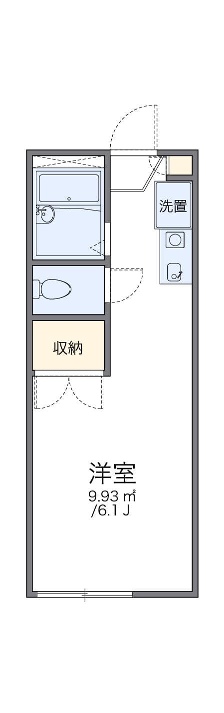 Preview floorplan of leopalace Hashimoto