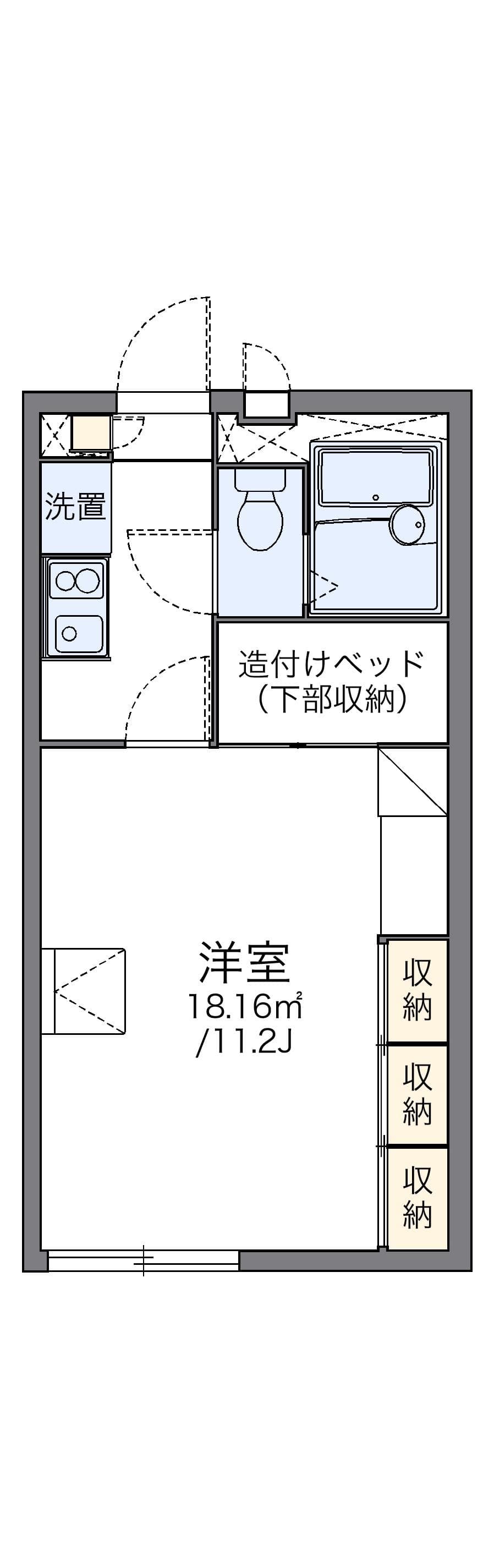 Preview floorplan of leopalace Kanoya