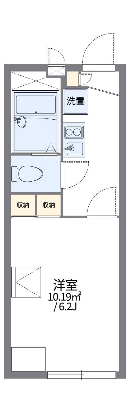 Preview floorplan of leopalace Ojidai Nibankan