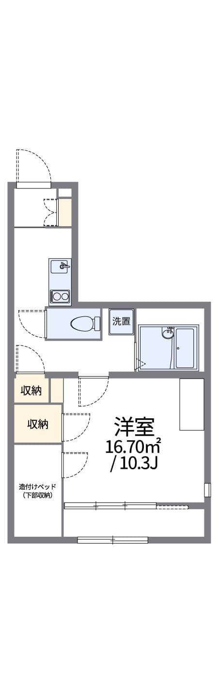 Preview floorplan of leopalace Rebu III