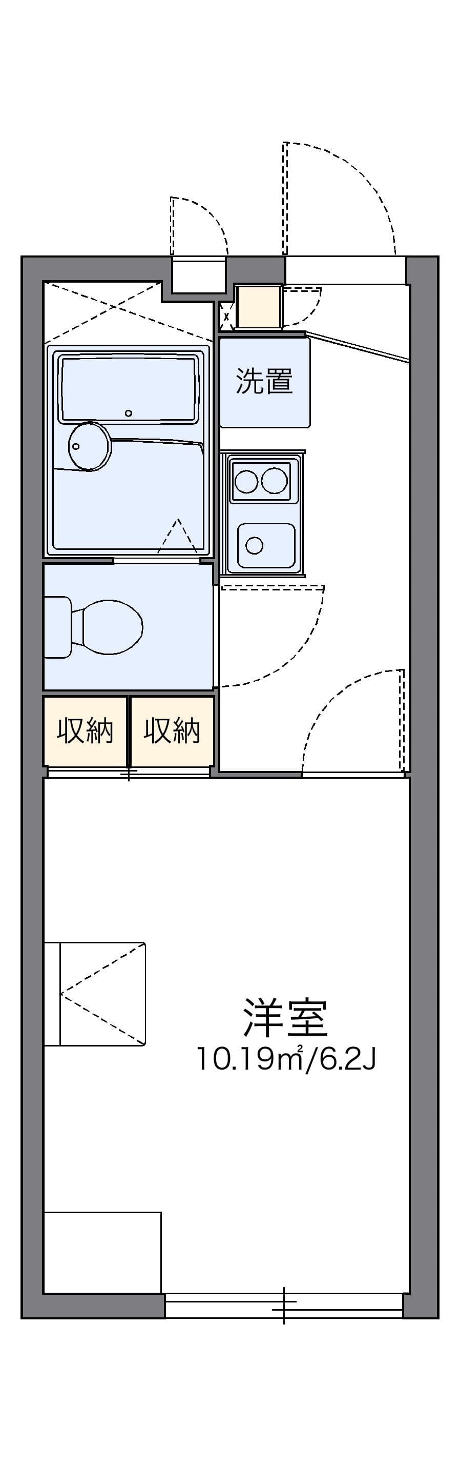 Preview floorplan of leopalace Fukuzumi