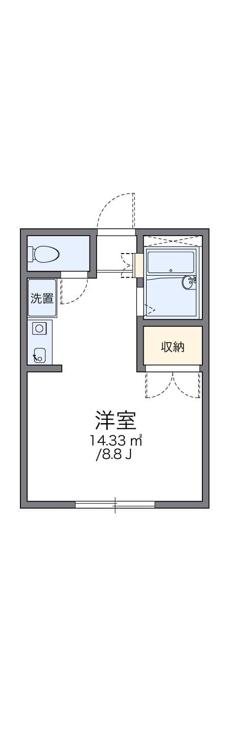 Preview floorplan of leopalace Nagahara