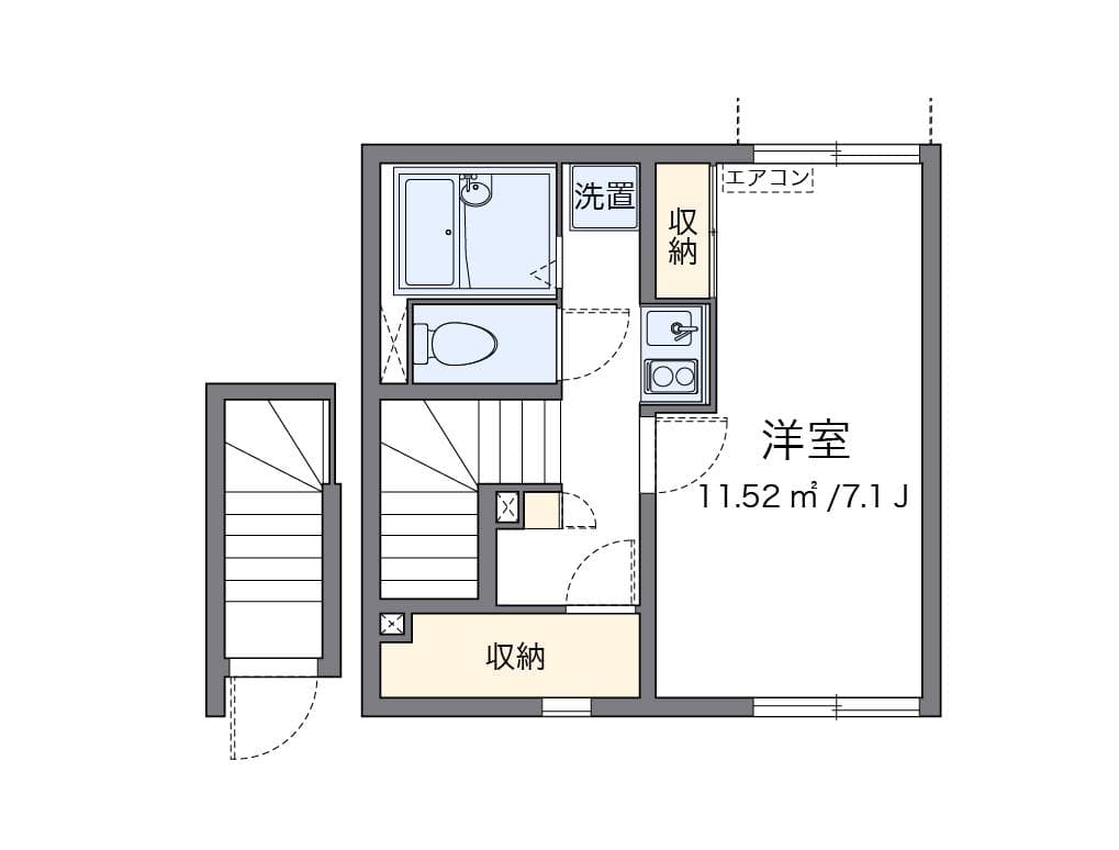 Preview floorplan of CLEINO Ritz House Nakamichi