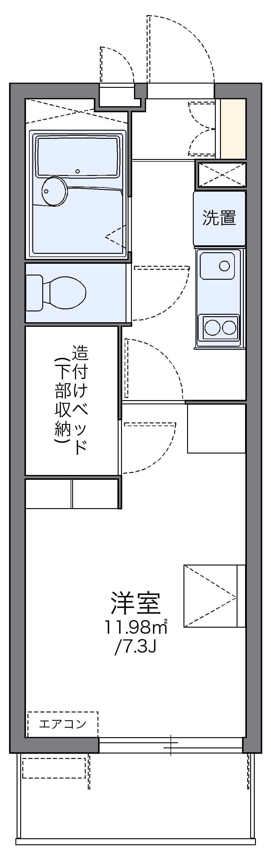Preview floorplan of leopalace Levante Taisho
